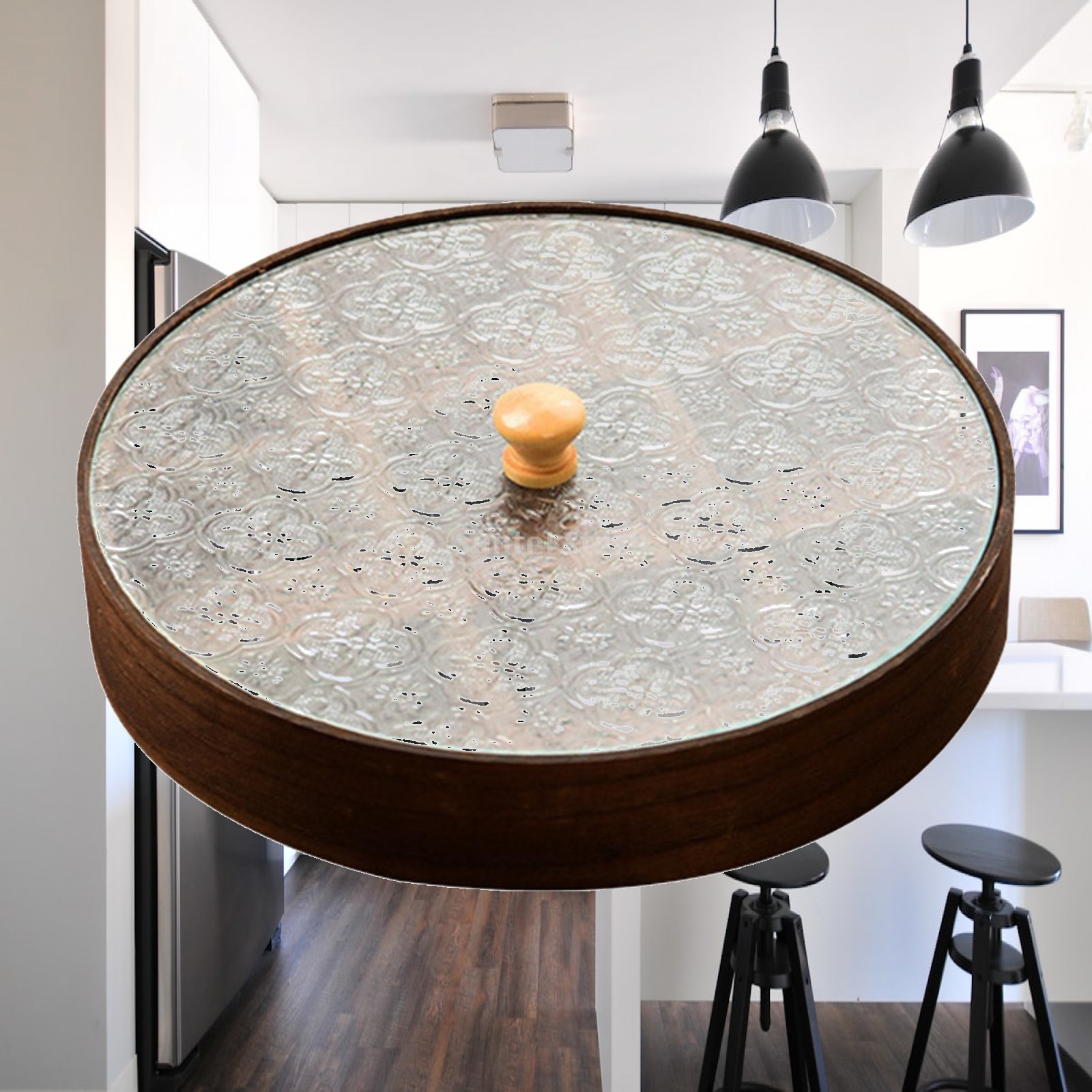 Food Storage With Dividers - Houten serveerschaal met grote capaciteit en