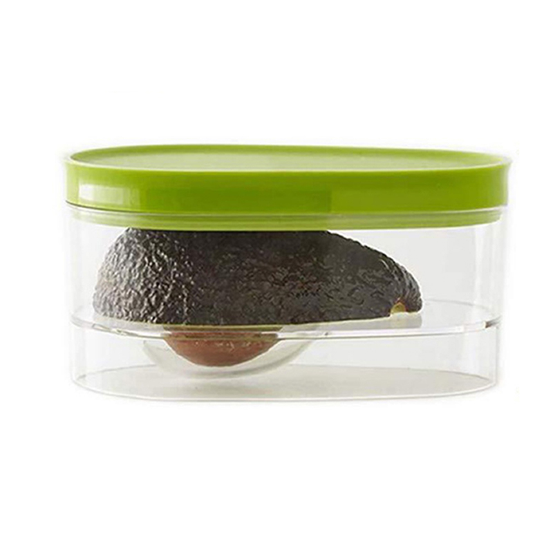 Food Storage With Dividers - Avocado Voedsel Opbergdoos Space Saver Plastic