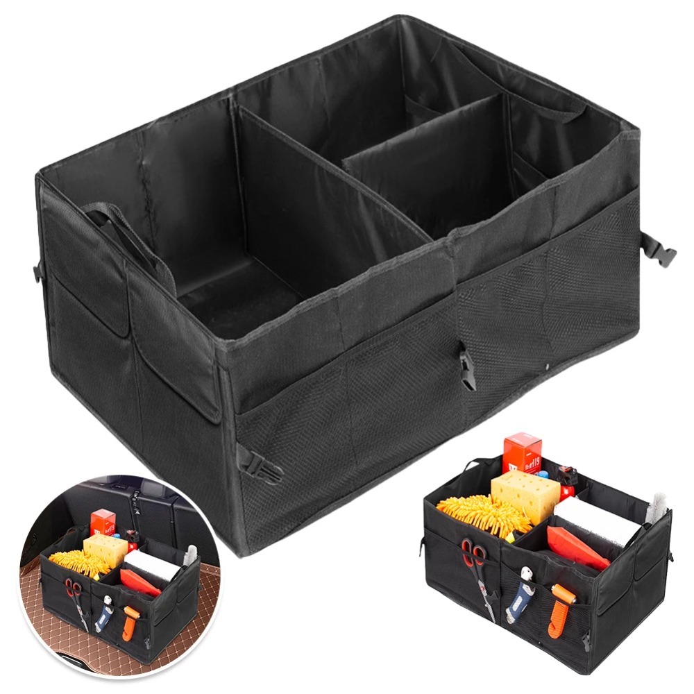 Food Storage With Dividers - Opbergtas voor de kofferbak, opvouwbaar, multifunctioneel,