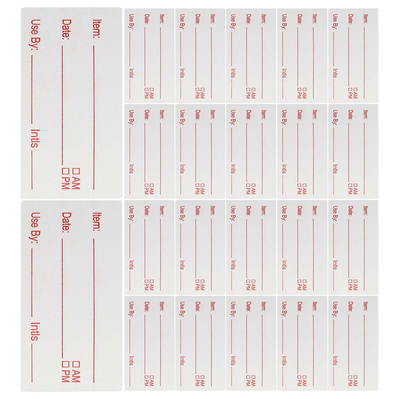 Food Storage Labels - 1 rol verwijderbare etiketten voor voedselbewaring,