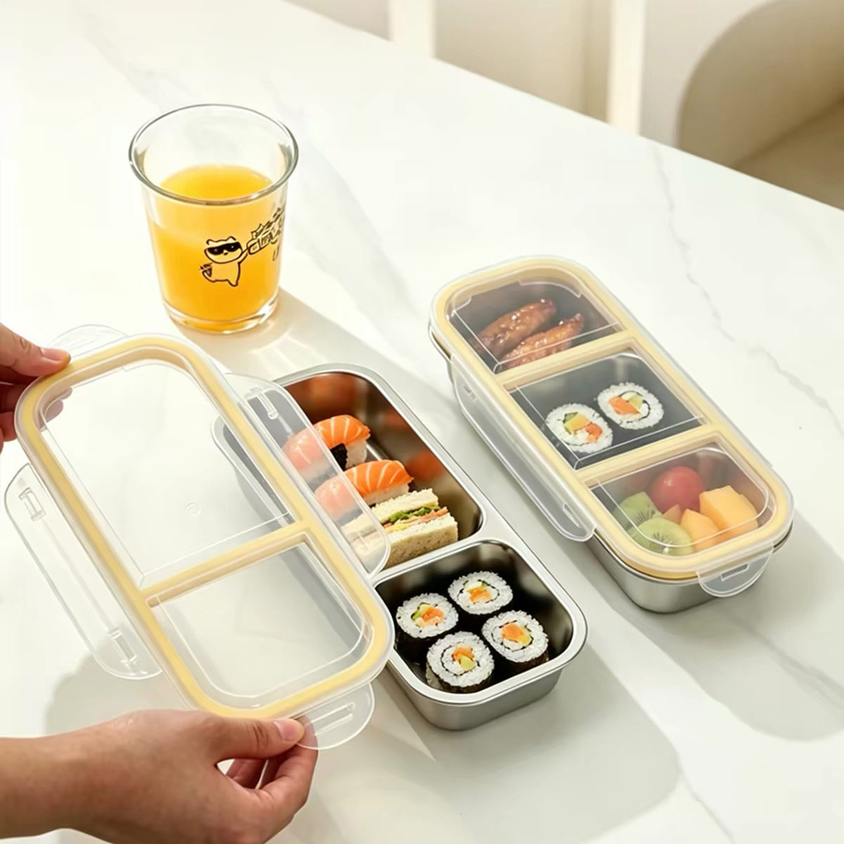 Roestvrijstalen voedselopslagc - Food Storage Meals recensie en prijs