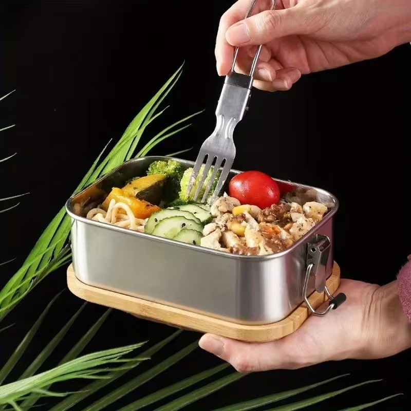Duurzame lunchbox van roestvri - Food Storage Meals recensie en prijs
