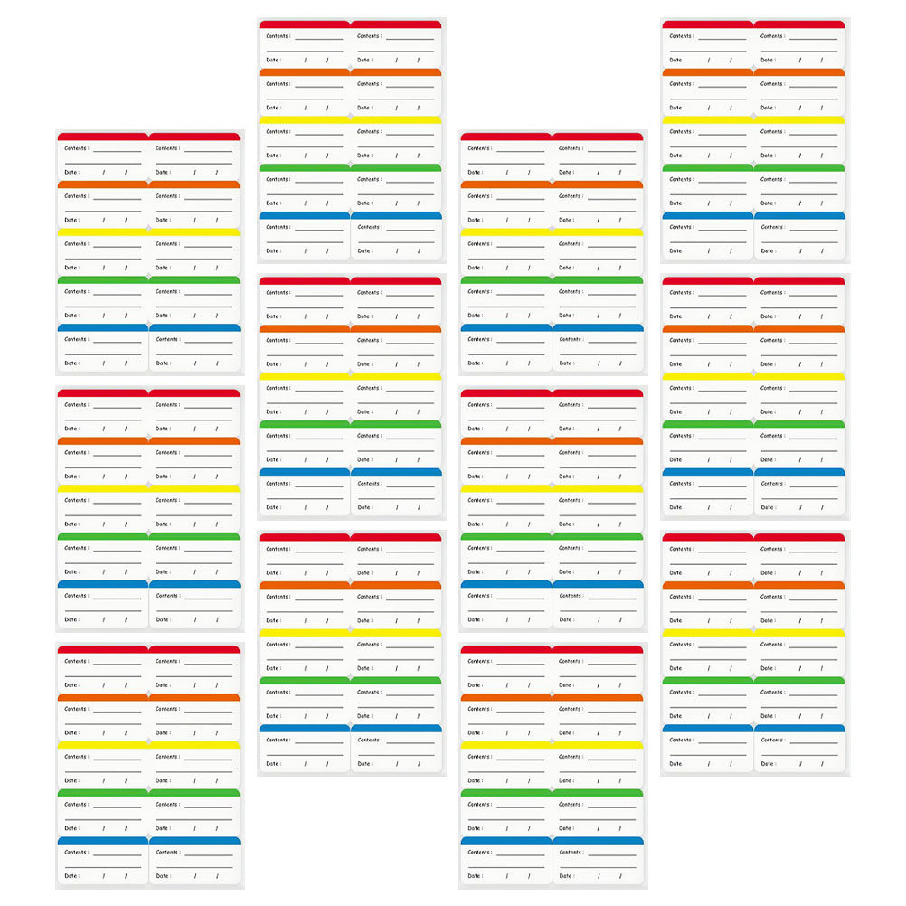 300 stuks voedselbewaarsticker - Food Storage Labels recensie en prijs