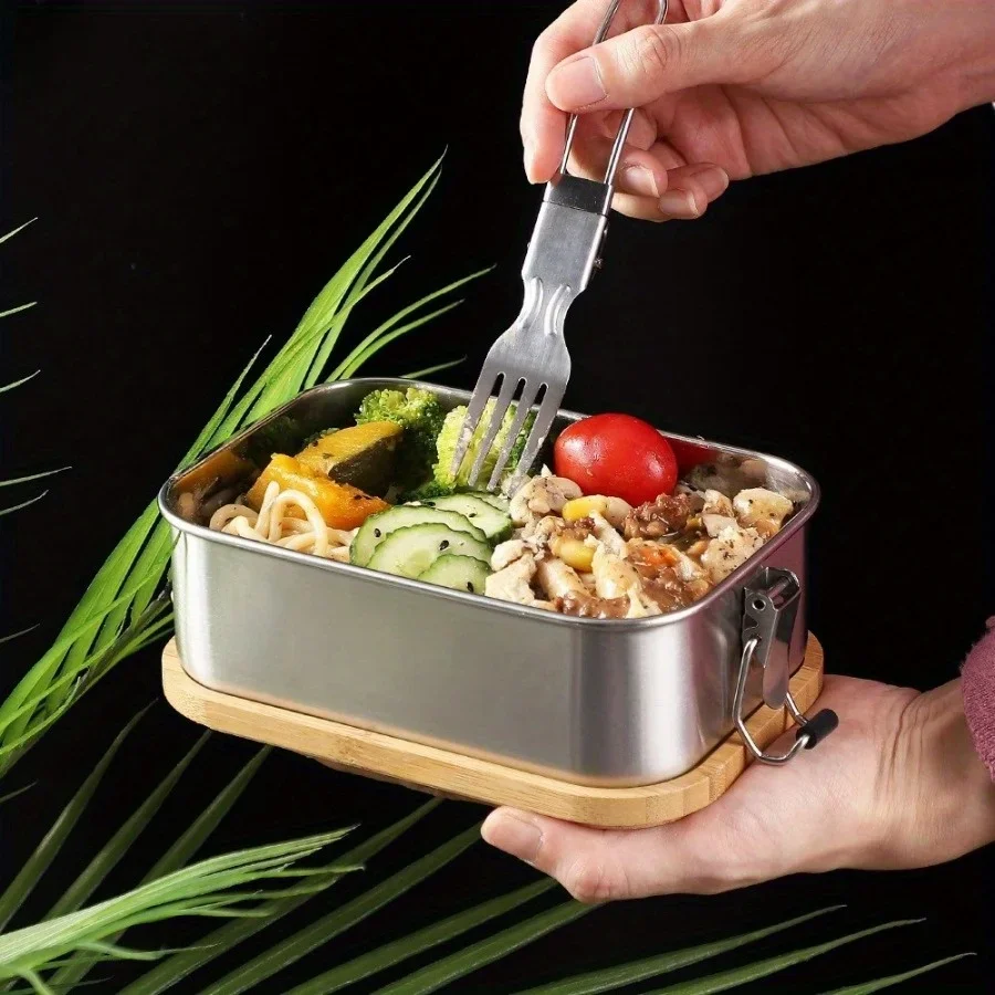 Nieuwe 304 roestvrijstalen lun - Food Storage Meals recensie en prijs