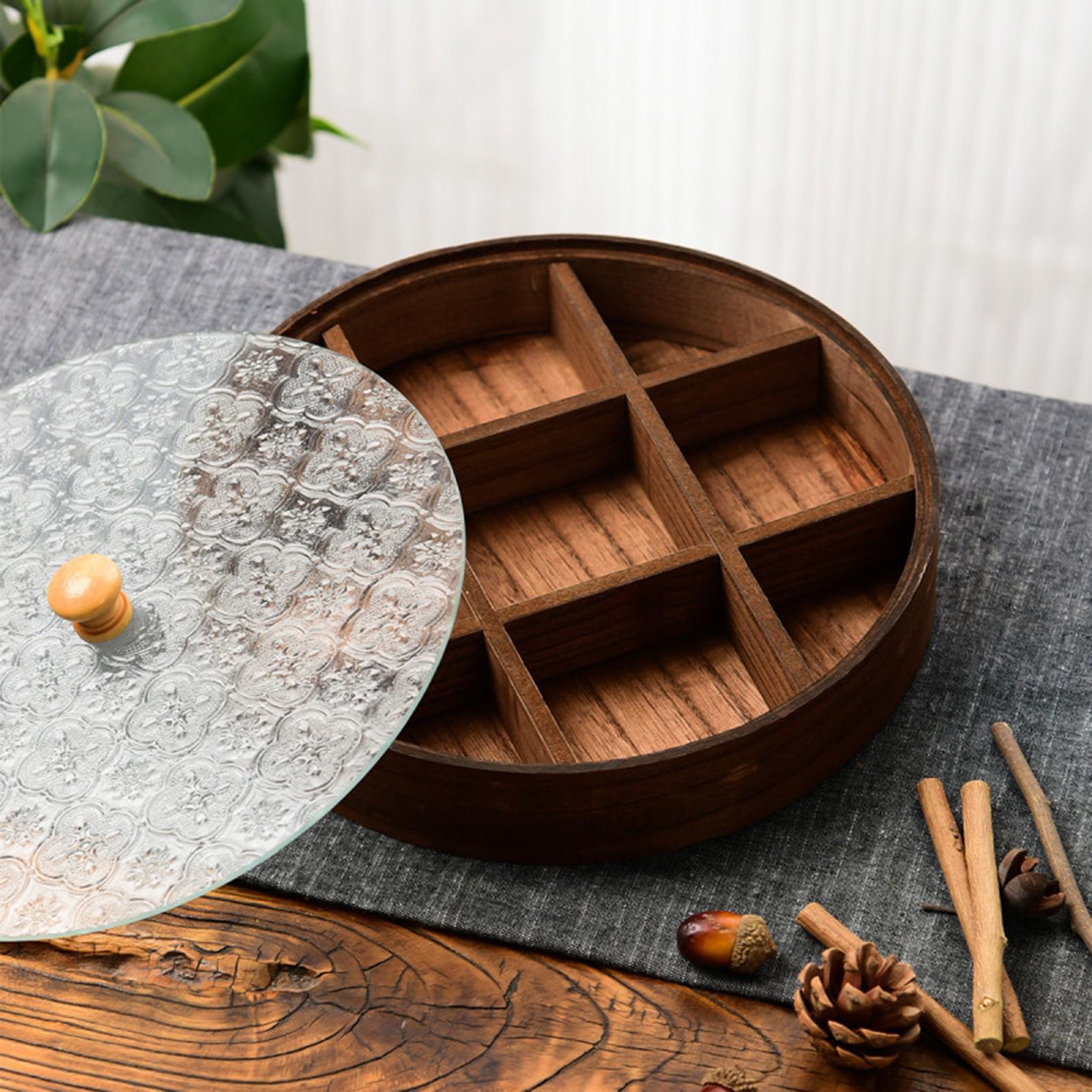 Houten serveerschaal met grote - Food Storage With Dividers recensie en prijs