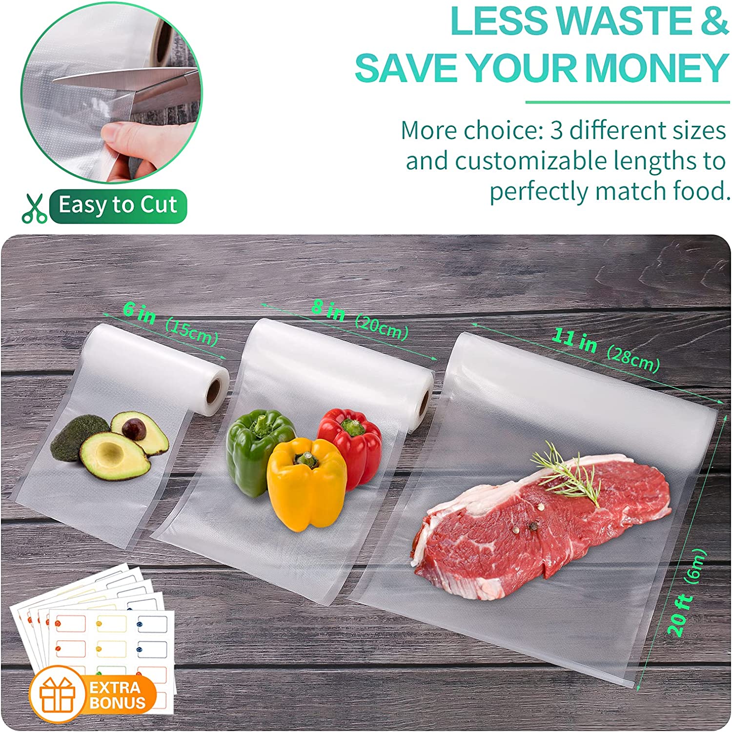 Keukenzakken voor vacuümvoedse - Food Storage Bag recensie en prijs