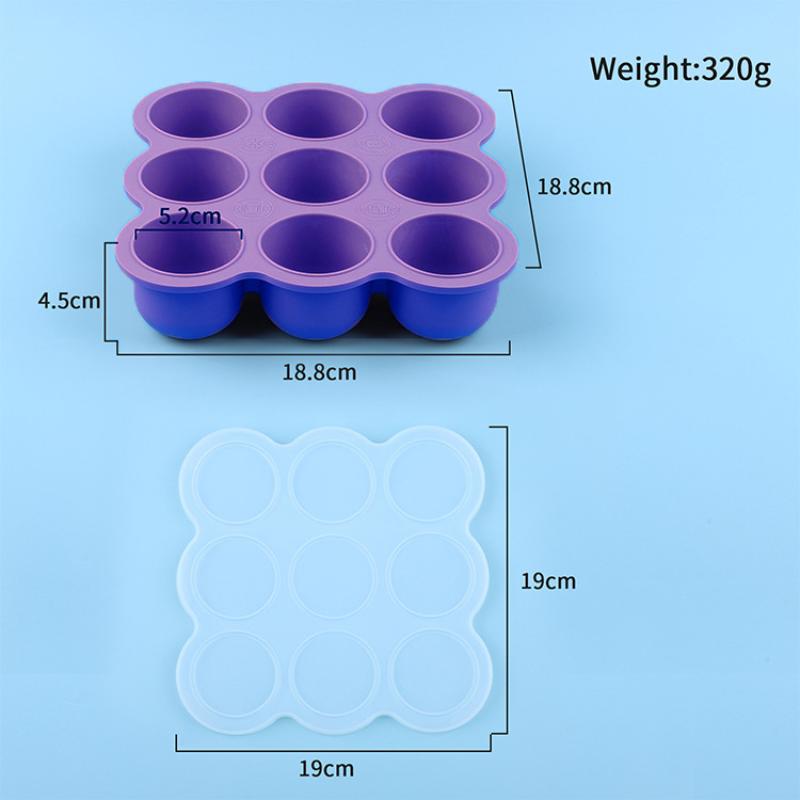 Babyvoeding siliconen bakje 9- - Food Storage Oven Safe recensie en prijs