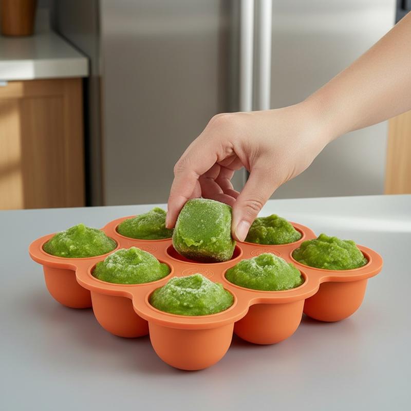 Babyvoeding siliconen bakje 9- - Food Storage Oven Safe recensie en prijs