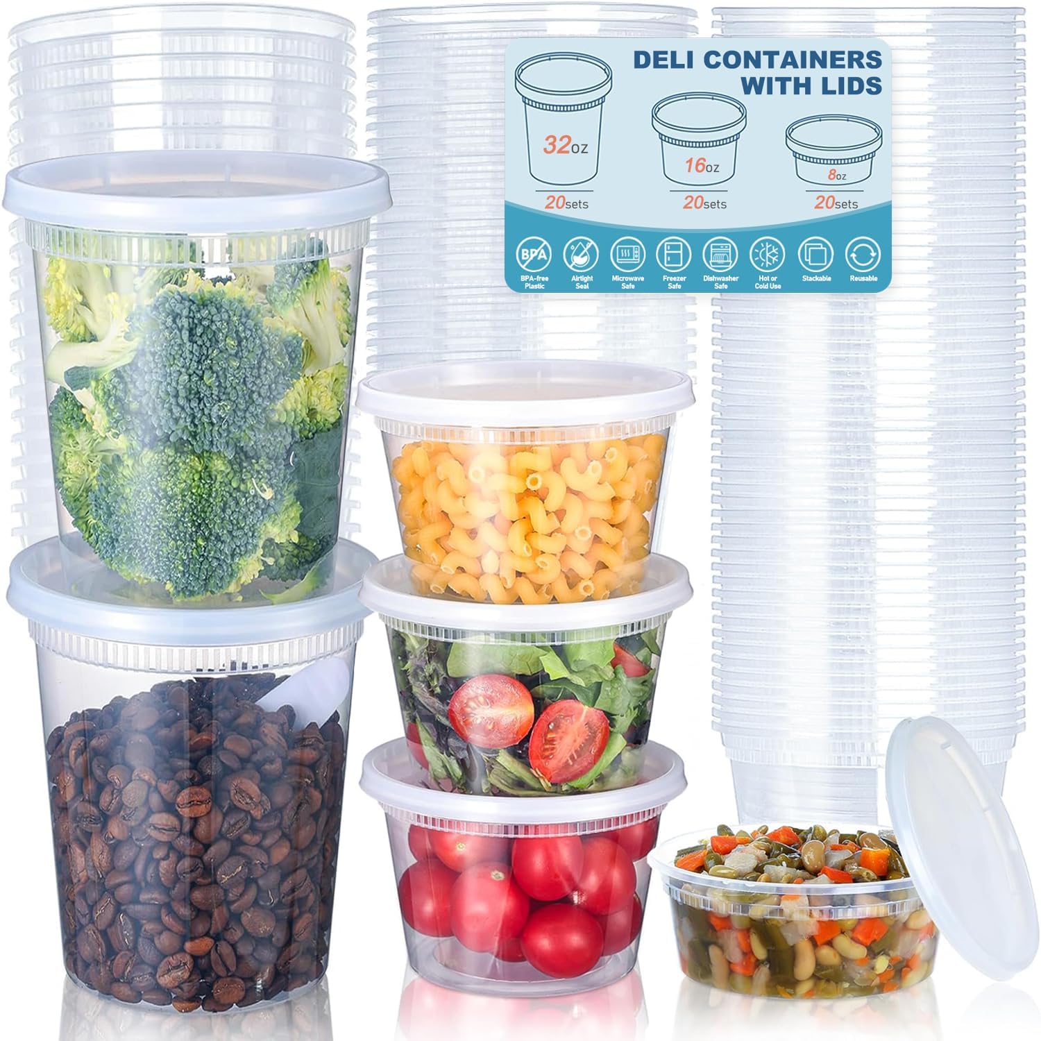 24 stks Deli Voedselopslagcont - Food Storage Meals recensie en prijs