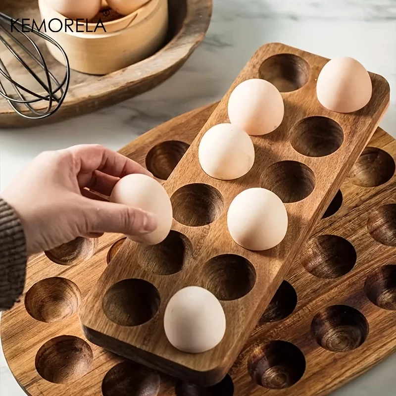 KEMORELA 1PCS moderne houten e - Food Storage With Dividers recensie en prijs