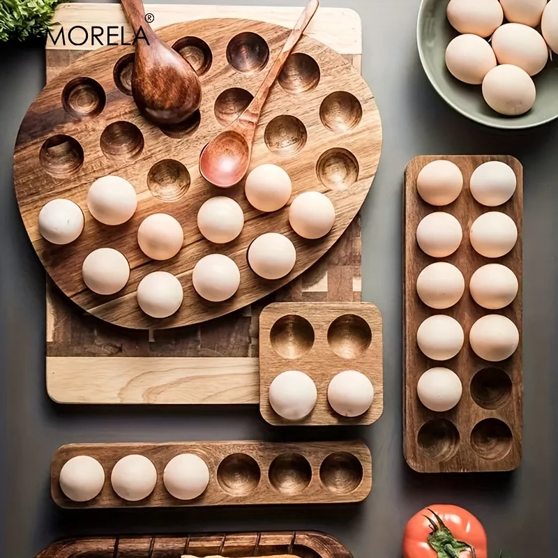 KEMORELA 1PCS moderne houten e - Food Storage With Dividers recensie en prijs